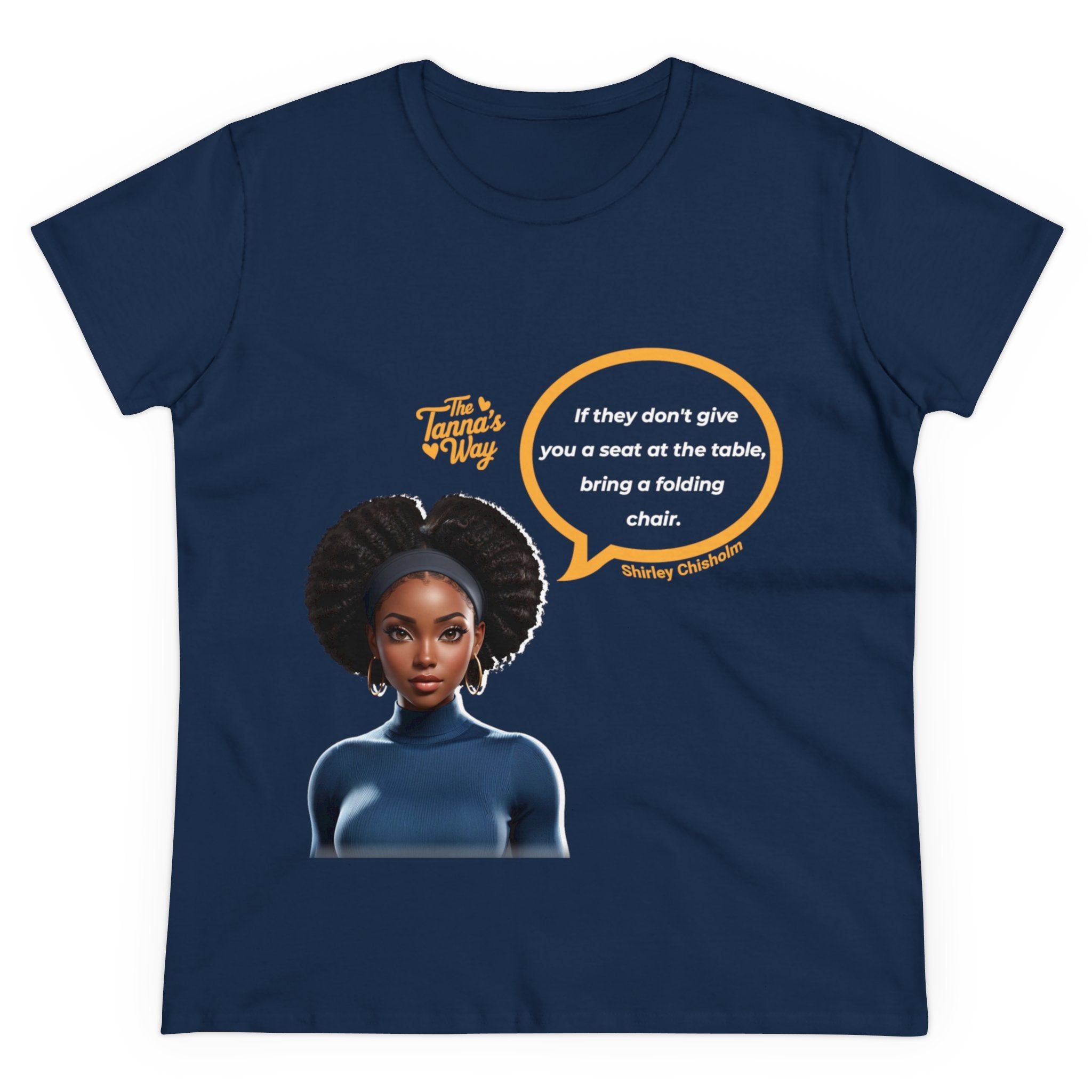 Shirley Chisholm 2 | Women's Midweight Cotton Tee
